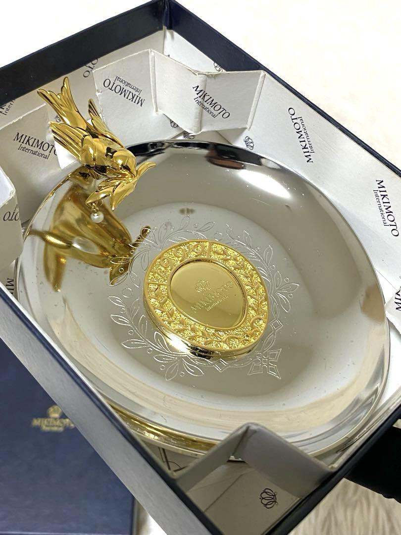 MIKIMOTO イヤーシリーズ ジュエリートレイ ハート型　パール　皿 小物