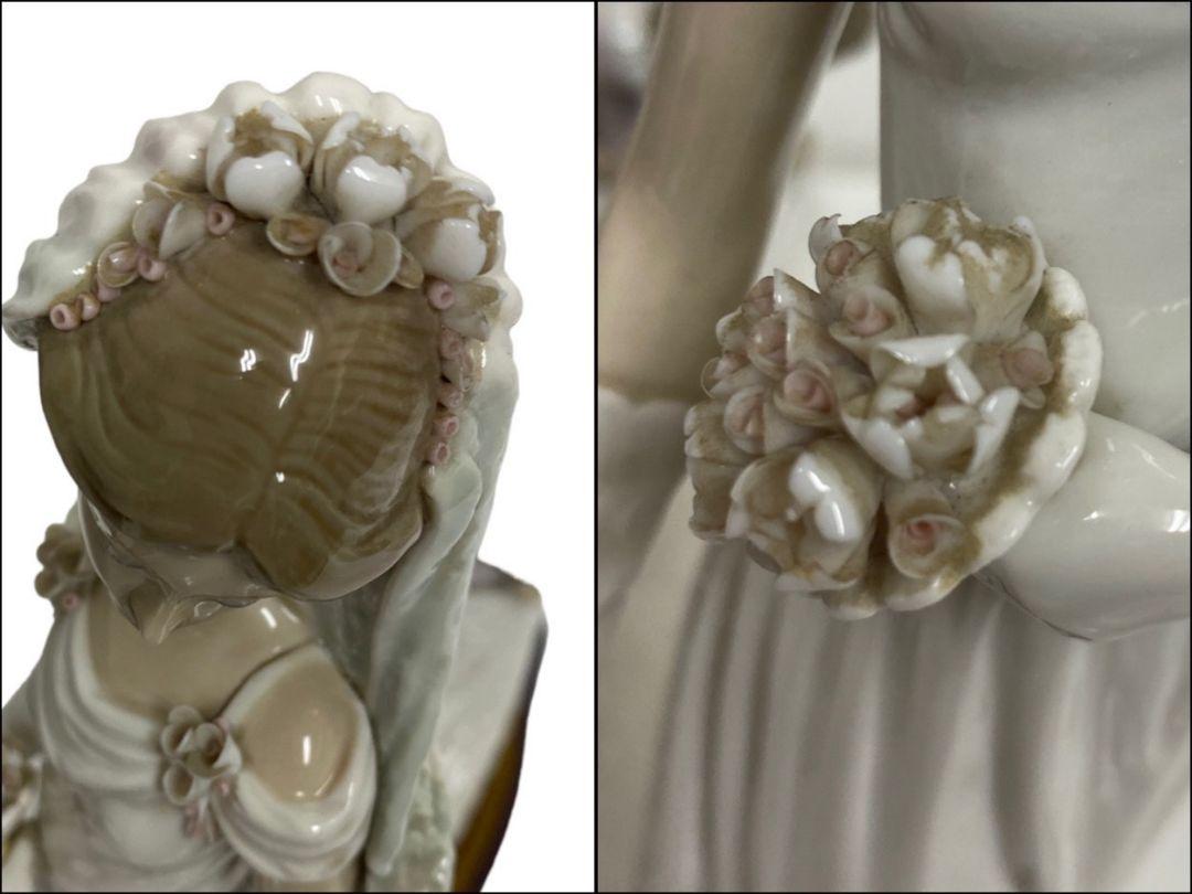レアカケなし!LLADRO リヤドロ 置物 花嫁がやってくる 結婚式ブライダル