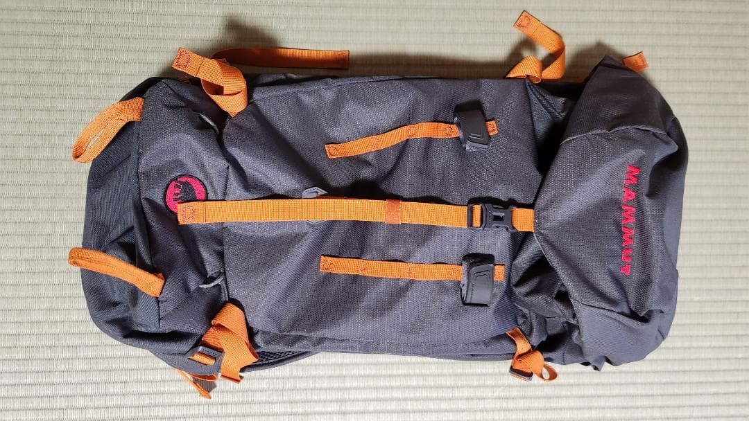 MAMMUT バックパック グレー オレンジ