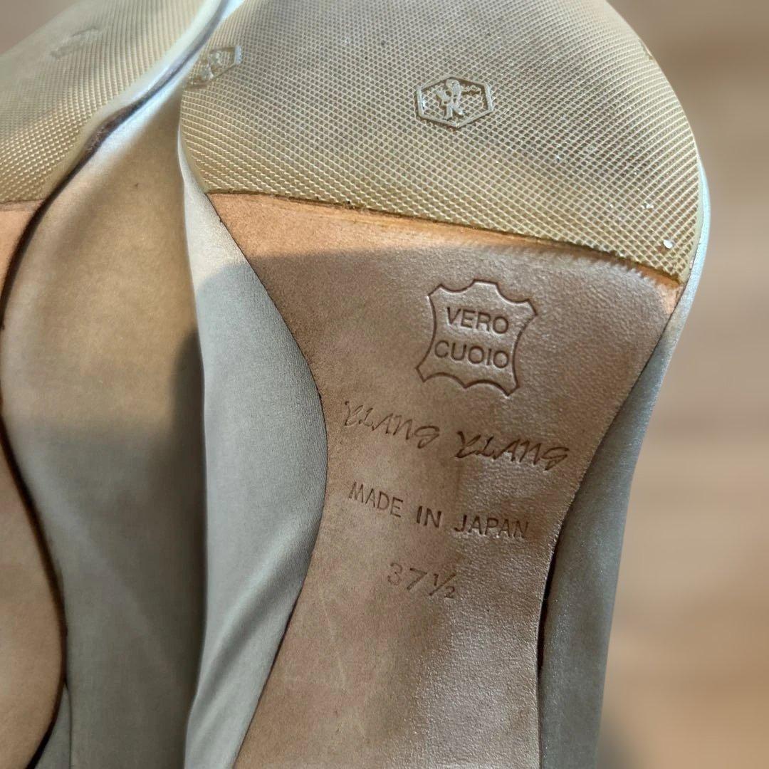 YLANG YLANG♡イランイラン♡サテンポインテッドトゥパンプス