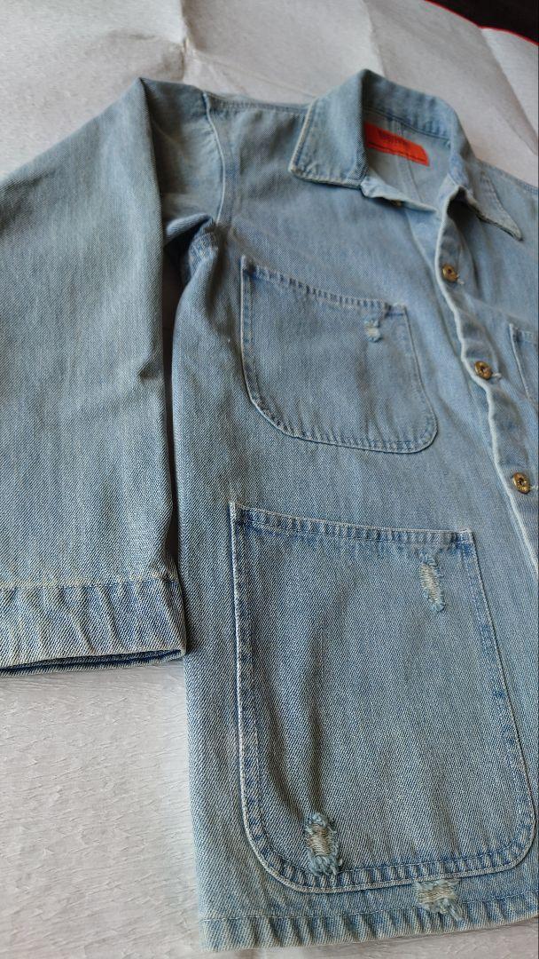 Old UNIVERSAL OVERALL デニムカバーオール 濃紺【TA082824