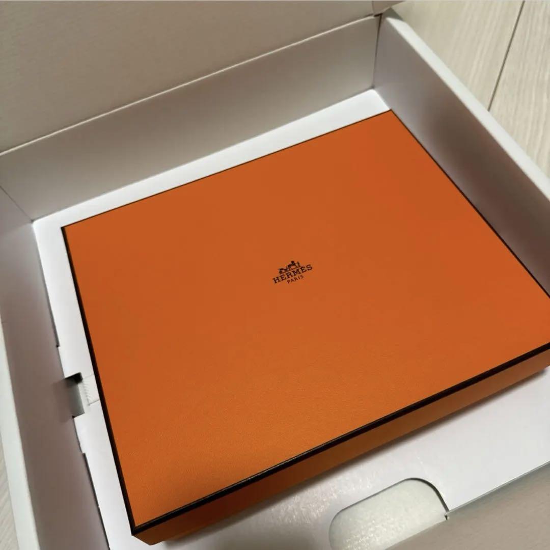 バスマット オレンジ エルメス 箱付き 58×39 HERMES タオル