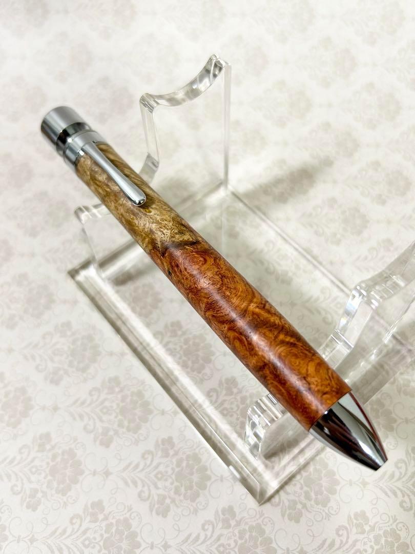 工房楔　花梨紅白 こぶ杢　マルチペン　グラッソ