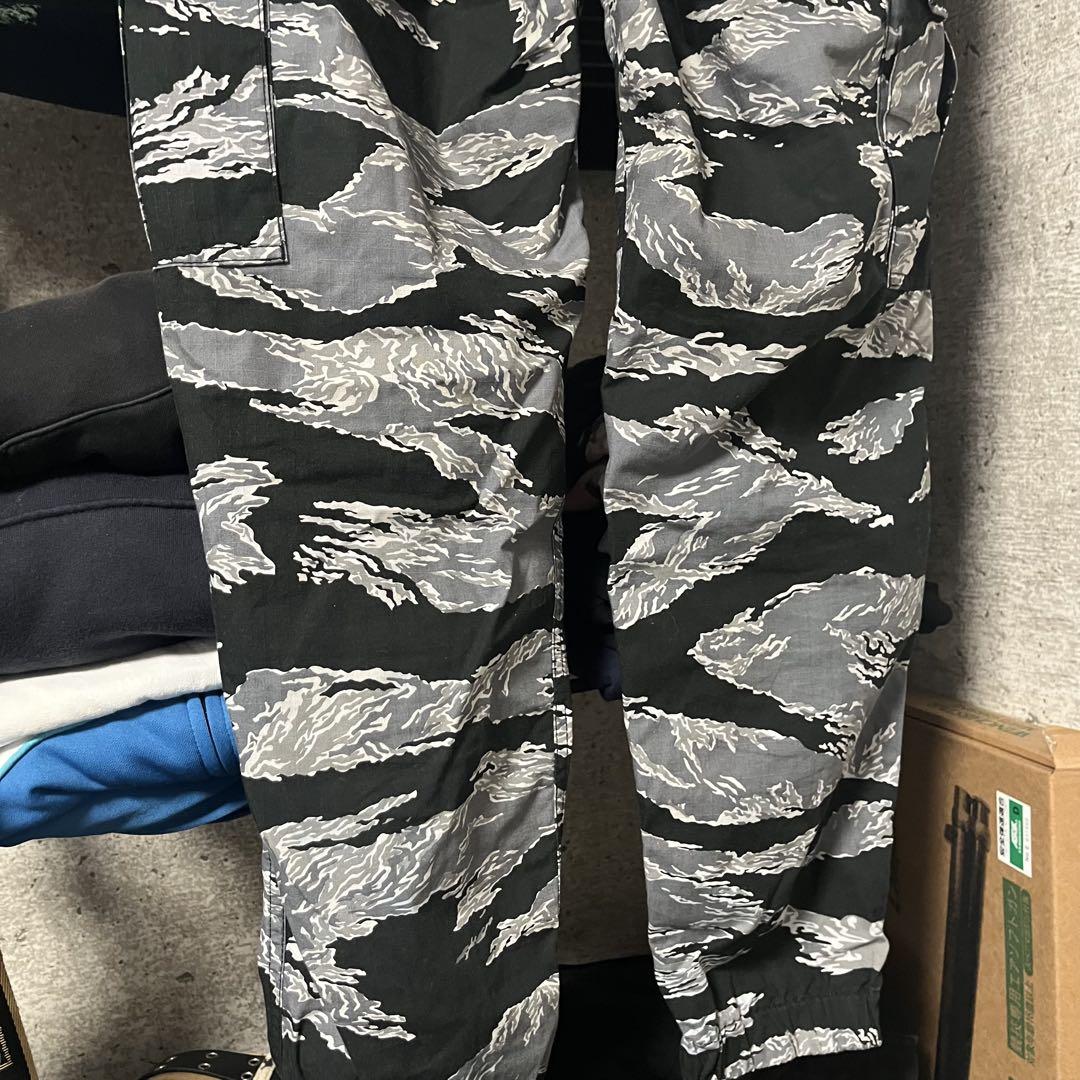 A BATHING BAPE タイガーカモ柄 カーゴパンツ エイプ 迷彩柄