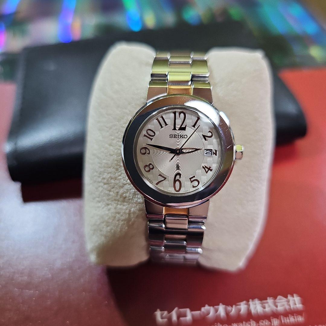 ⭐【超美品レア】セイコールキアレディース腕時計(新品電池稼働品)