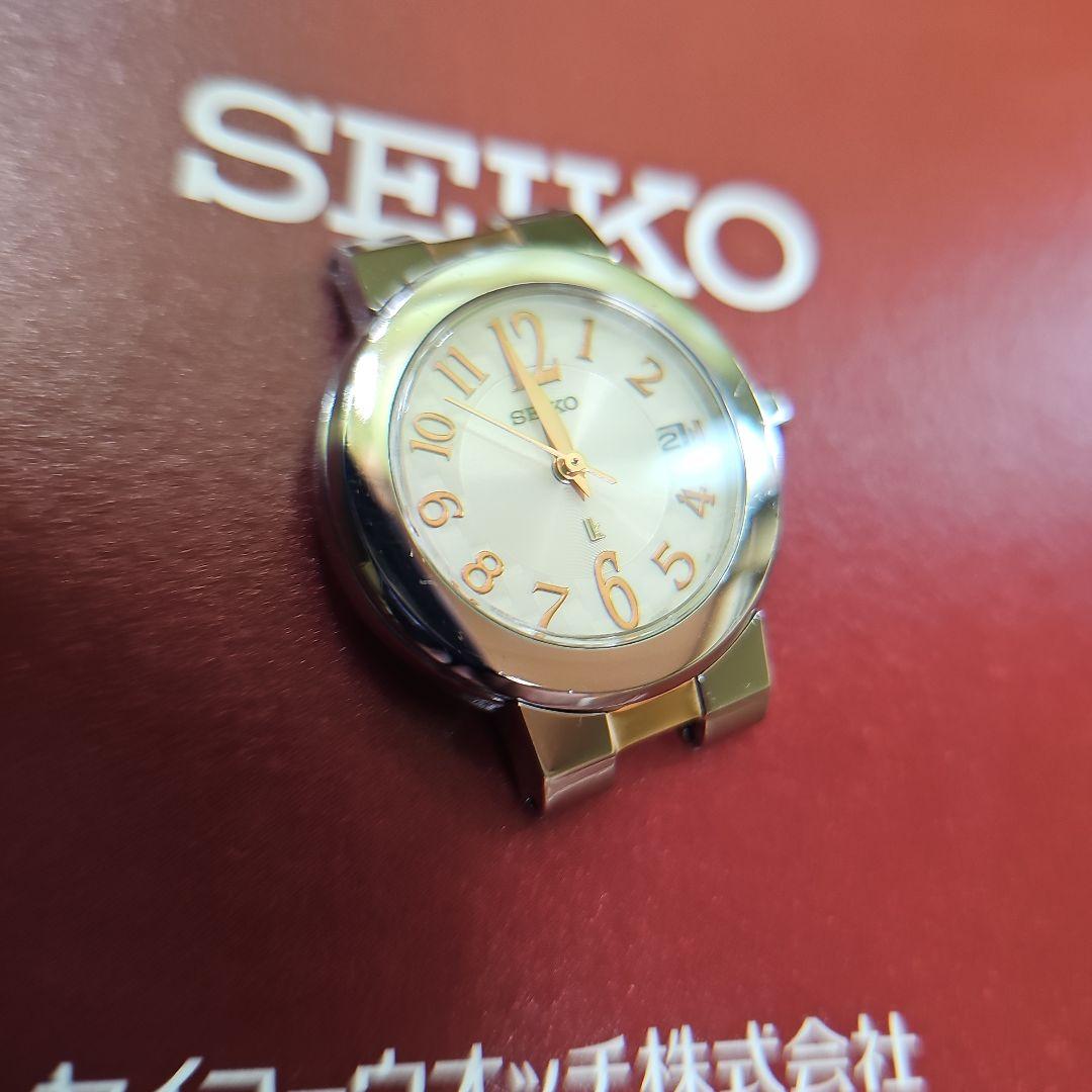 ⭐【超美品レア】セイコールキアレディース腕時計(新品電池稼働品)