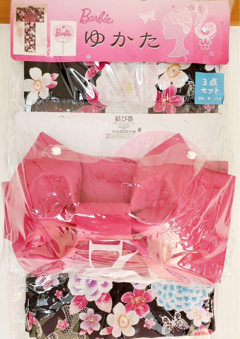 ♡Barbie♡バービー♡ゆかた♡浴衣＆小物4点セット♡新品未使用