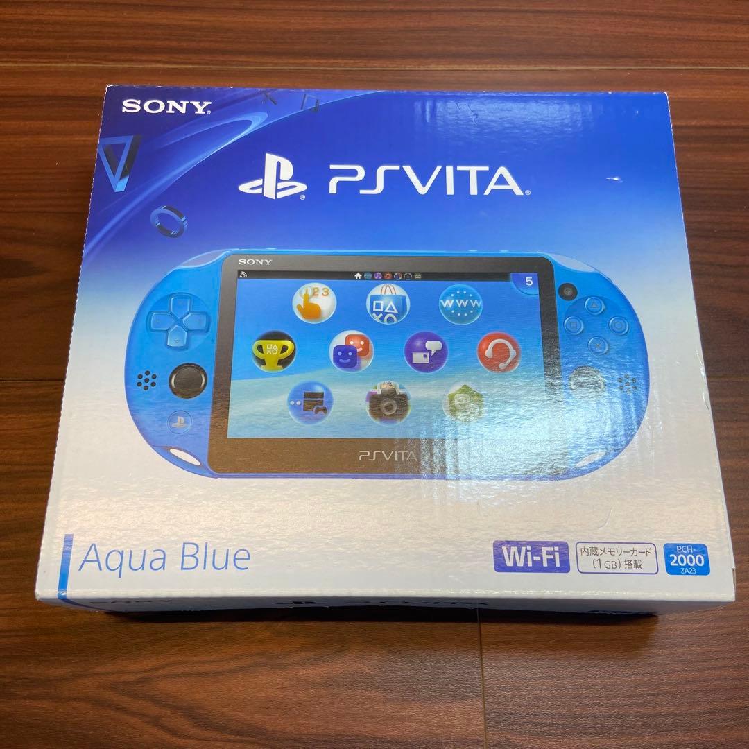 PSVita 2000 本体 アクアブルー 4595PlayStation Vita