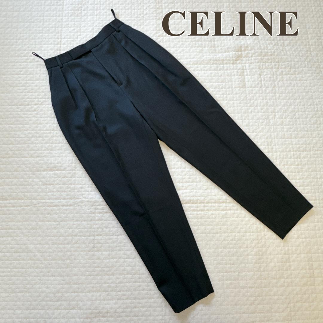 セリーヌ CELINE スラックス パンツ ズボン 2P108659D ブラック