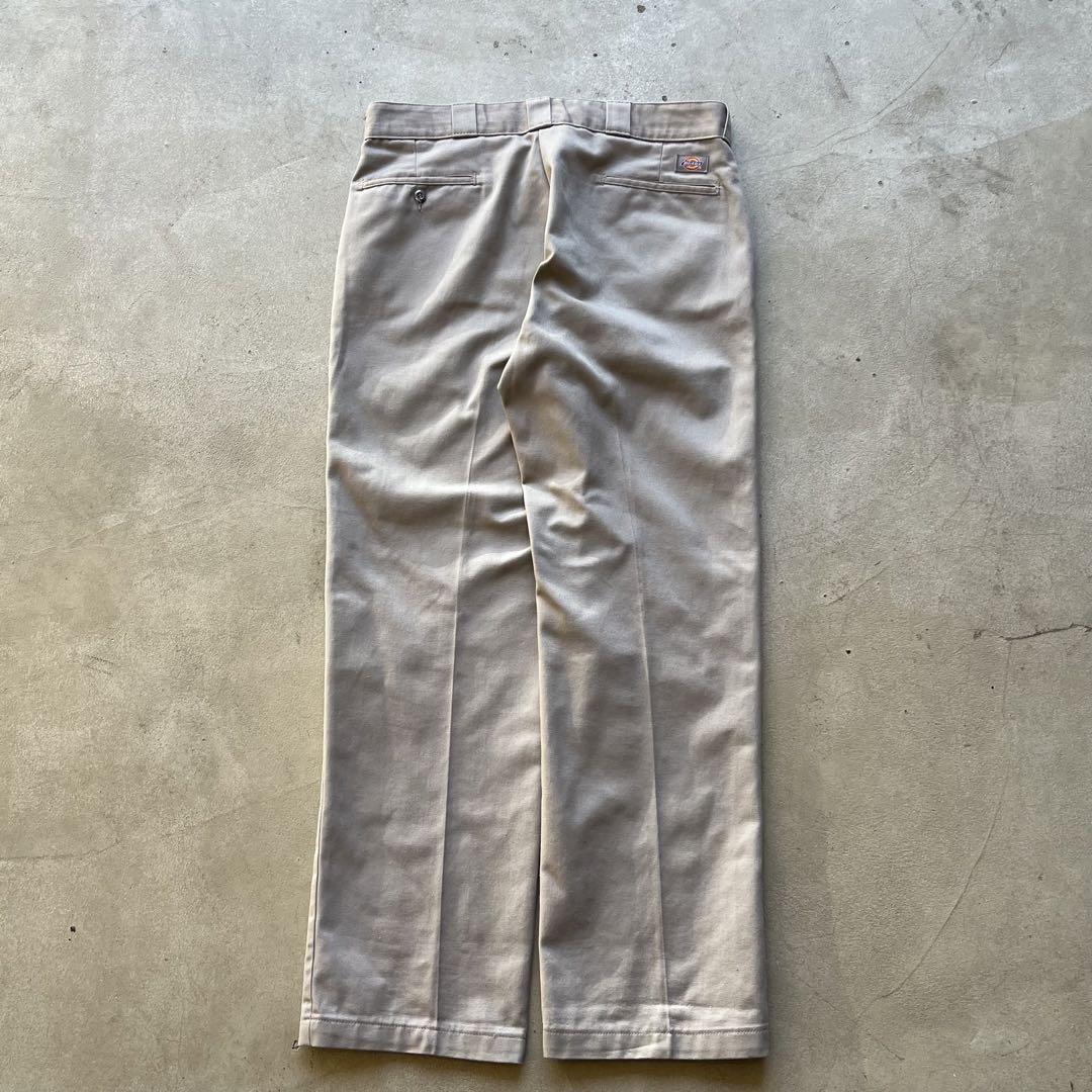 00s メキシコ製 Dickies 874 ワークパンツ ライトグレー W36
