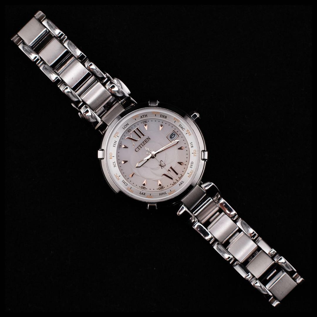 【稼働・良品 】CITIZEN xC クロスシー チタン H240 シルバー