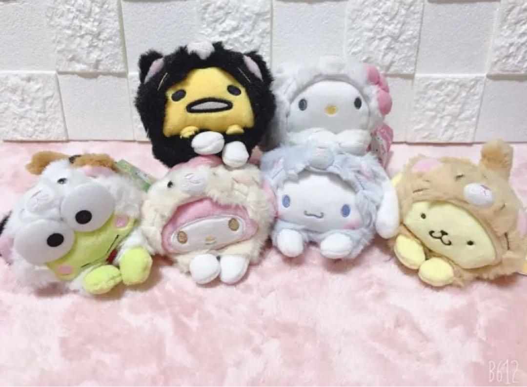 サンリオ♥まめぷちシリーズ♥ねこ♥全種♥タグ付き