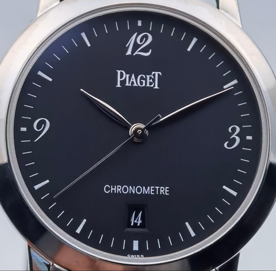 美品 ピアジェ PIAGET 26920 18K 黒 52.4Gメンズ 自動巻 美品 ピアジェ PIAGET 26920 18K 黒 52.4Gメンズ 自動巻