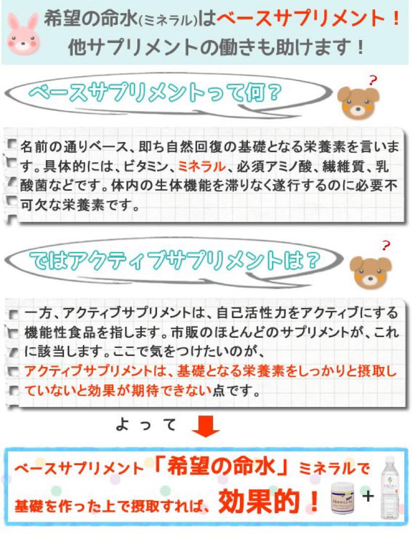 【添加物農薬除去】ぱぱっとミネラル希望の命水10倍濃縮液3箱セット