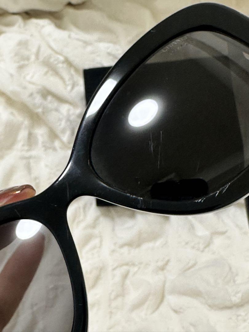 CHANEL サングラス ブラック ケース付き