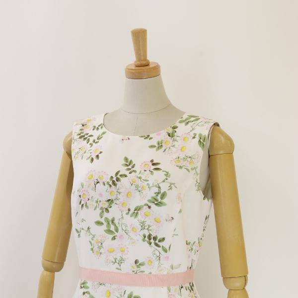 B6736■美品■アベニールエトワール フラワープリントワンピース 36 B6736□美品□アベニールエトワール フラワープリントワンピース