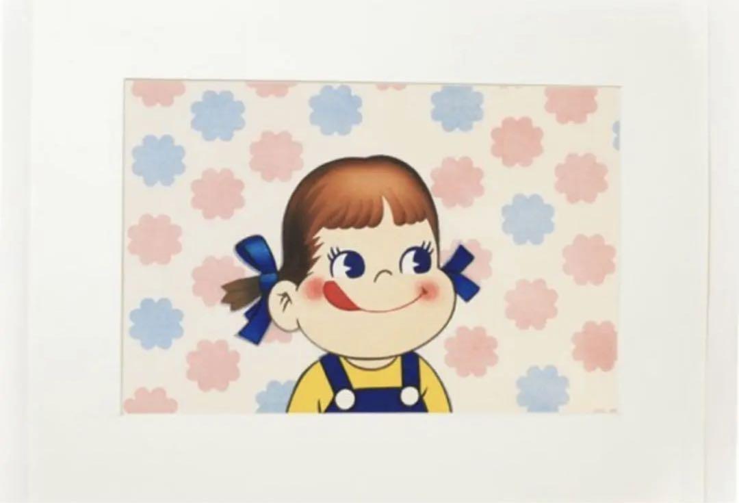 ミルキー70周年記念 ペコちゃん 浮世絵 版画 - キャラクターグッズ