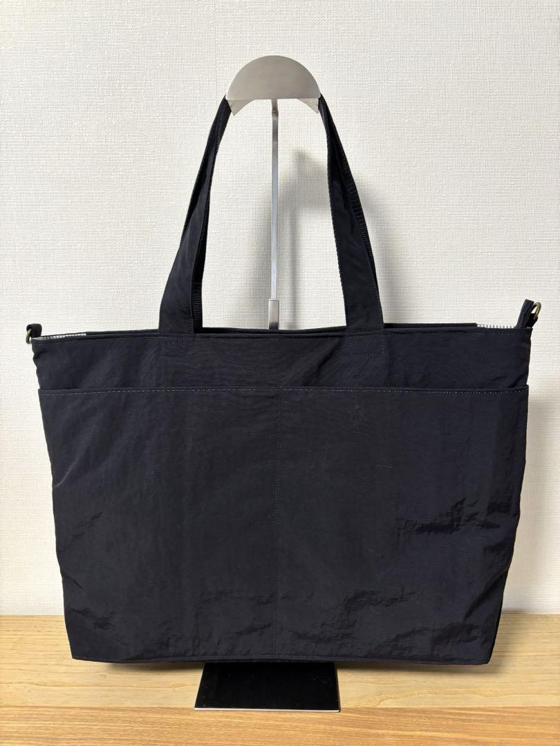 猫村様　コウテイペンギン　トートバッグ　ファスナー付き　ナイロンワッシャー