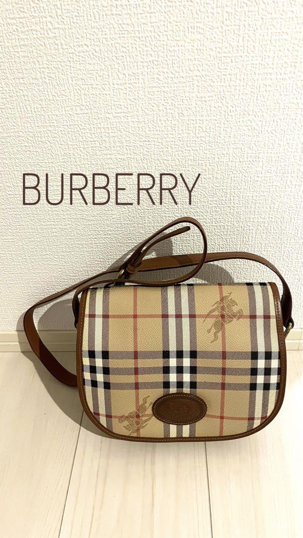 ♦Burberry♦チェック柄 フラップショルダー☆正規品 Burberry ショルダーバッグ チェック柄新品未使用