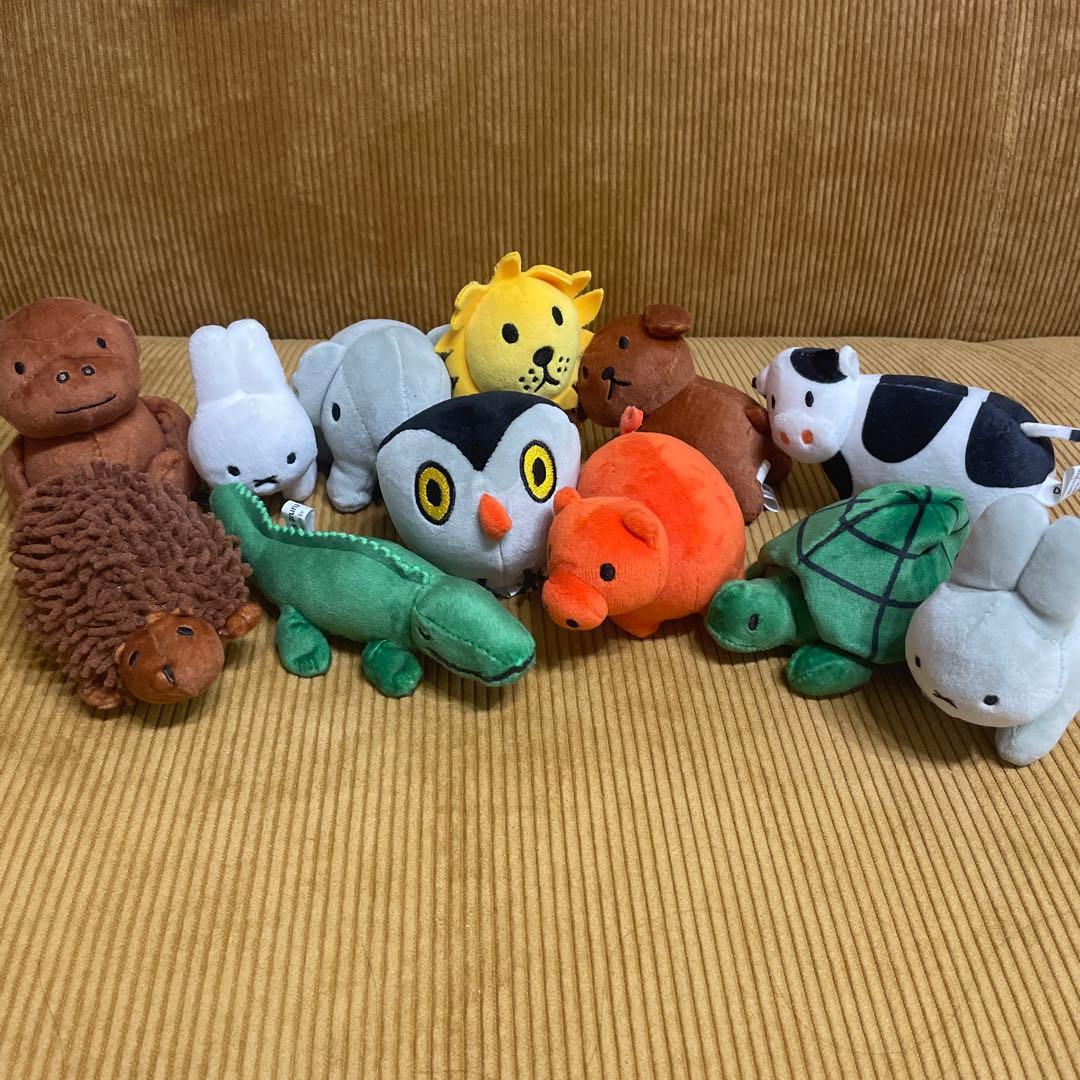 ブルーナアニマルズ むにゅぐるみマスコット 第一弾 コンプリート ブルーナアニマルズ むにゅぐるみマスコット 第一弾 コンプリート