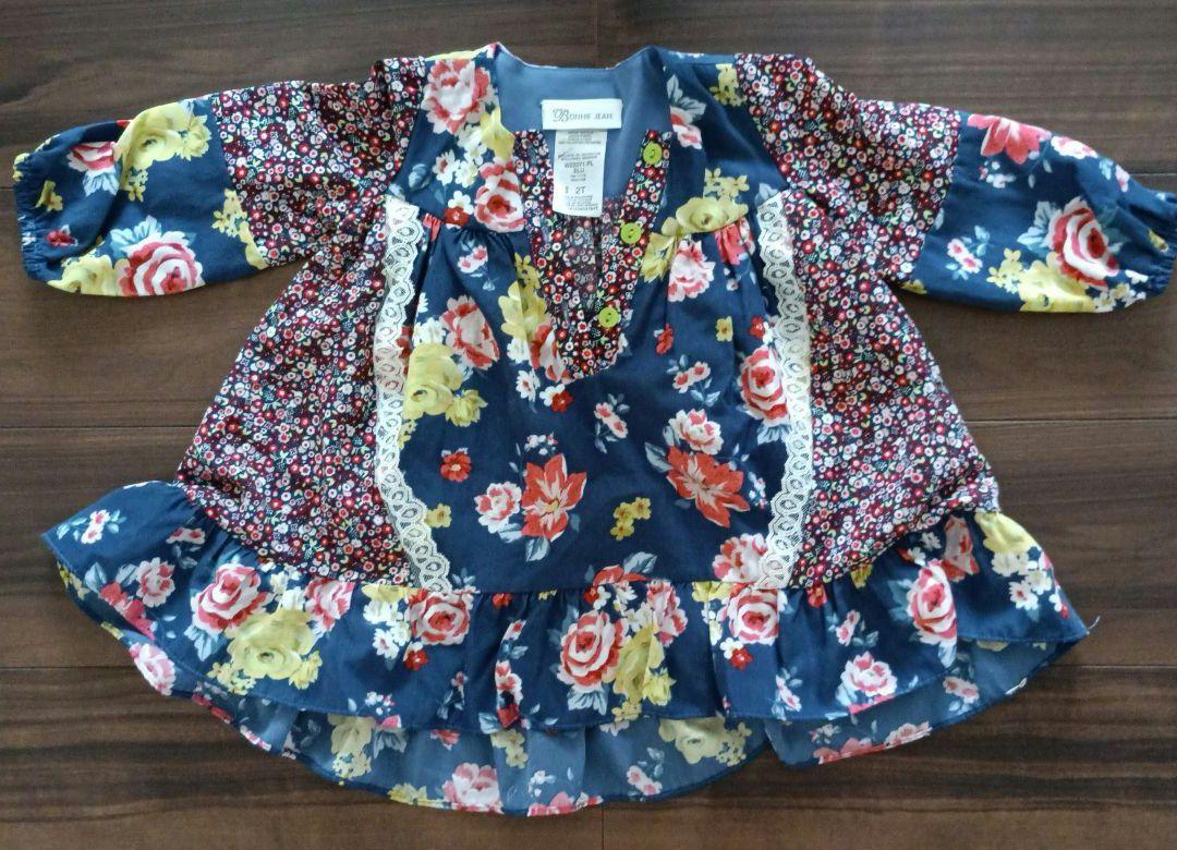 Bonnie Jean 花柄 ワンピース 2T 約90cm