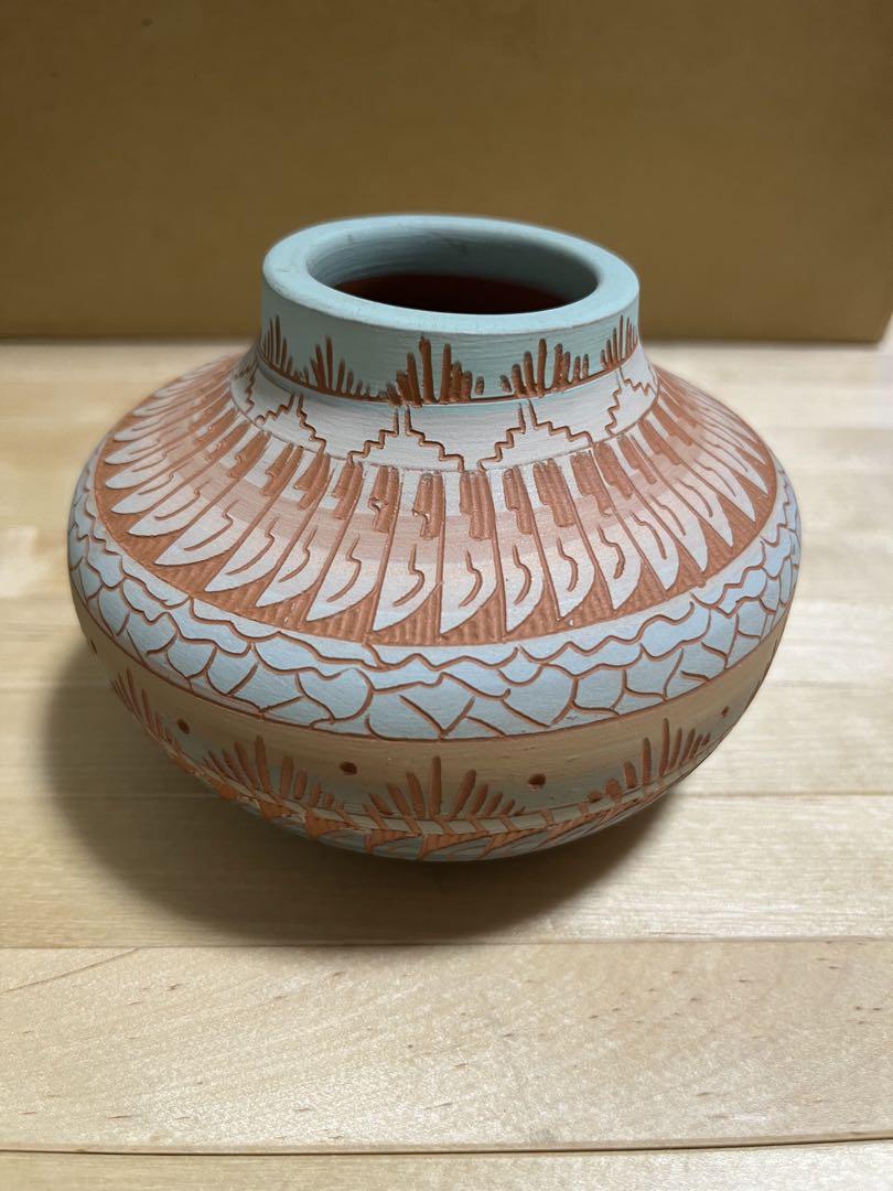 ネイティブアメリカン陶器 ハンドメイド
