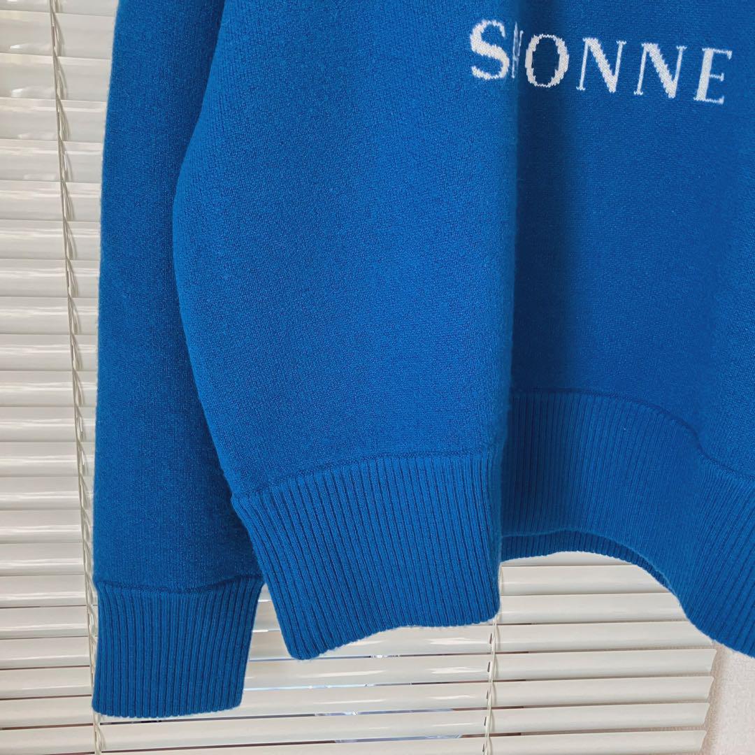 Spick & Span ダブルジャガード ロゴニット