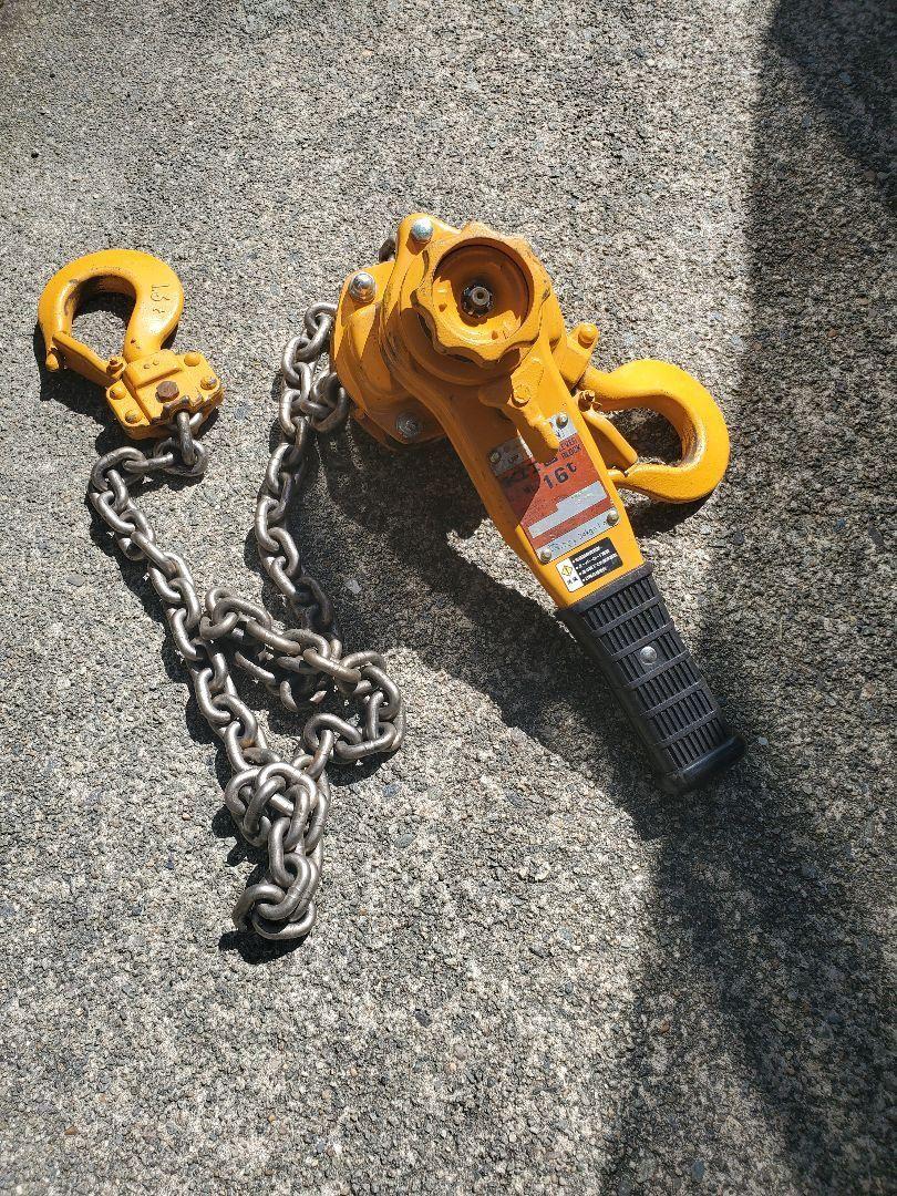 KITO キトー　レバーブロック1.6t 美品　早い者勝ち！