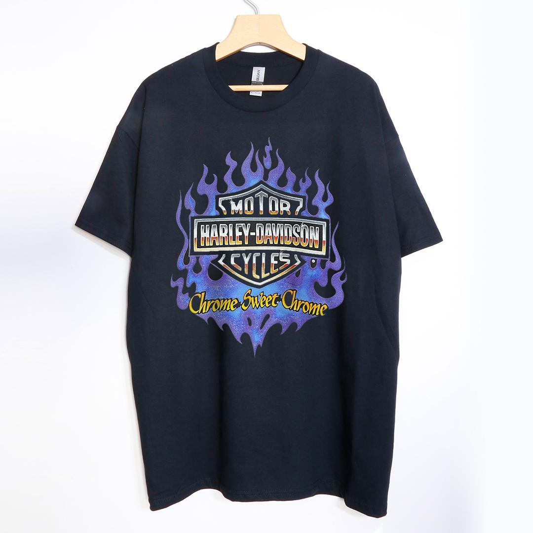 XL Tシャツ カニエウエスト ハーレーダビッドソン リサ ブラックピンク