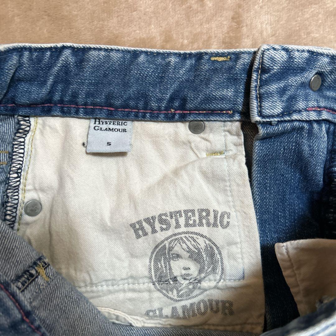 最終価格 hysteric glamour グラフィックデニムスカート Sサイズ
