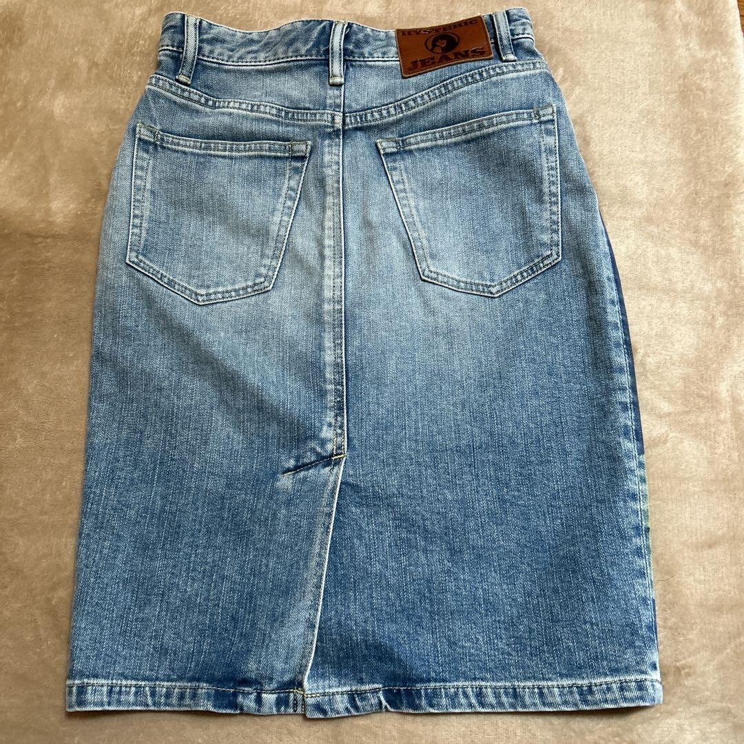 最終価格 hysteric glamour グラフィックデニムスカート Sサイズ