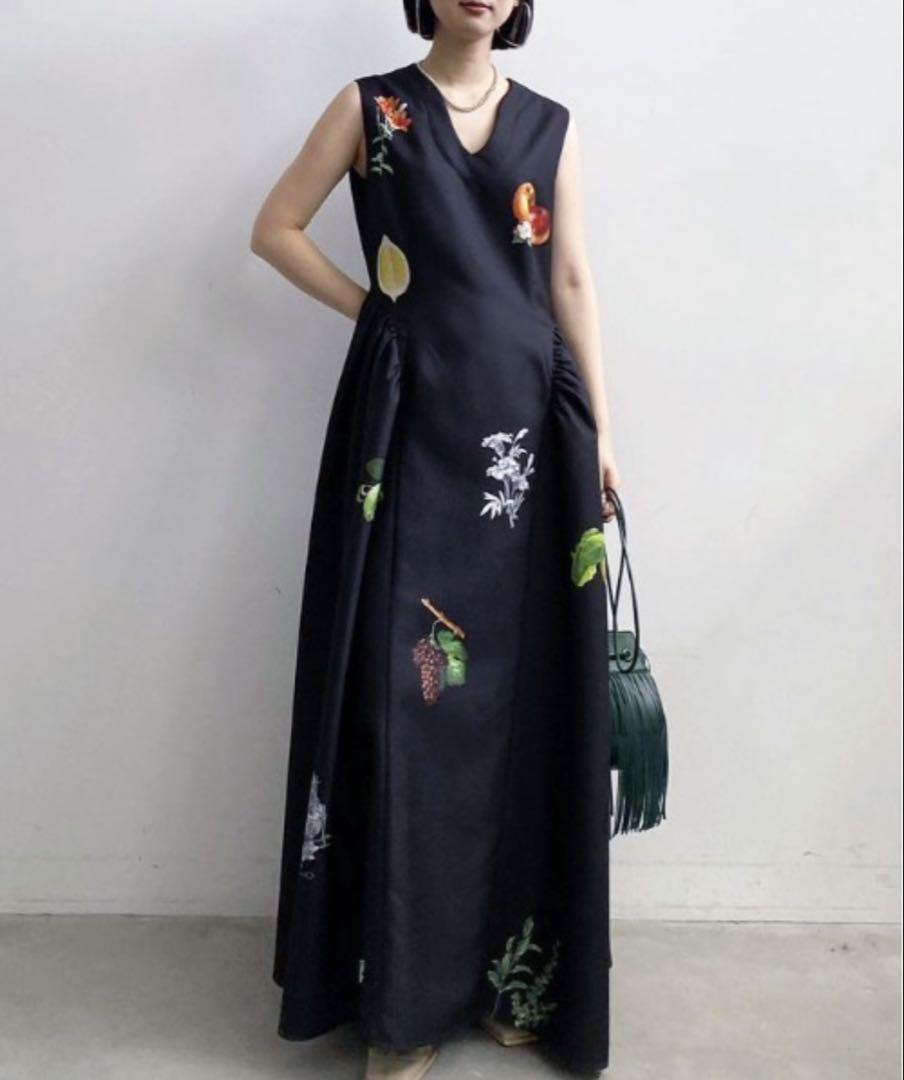【新品未使用】Ameri ELEANOR LINEN LIKE DRESSアメリ