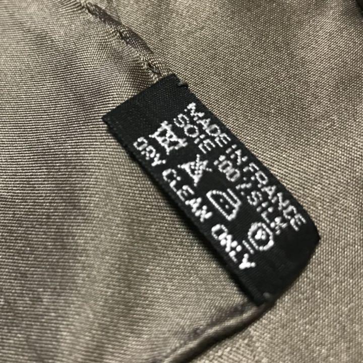 美品 シルク ブラウン系 20L08 siHAS-m69503619986 エルメス ハンカチ H お得通販