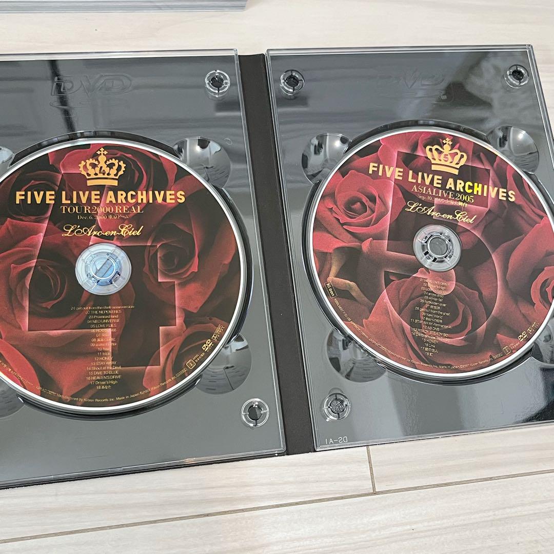 L'Arc〜en〜Ciel FIVE LIVE ARCHIVES ライブDVD