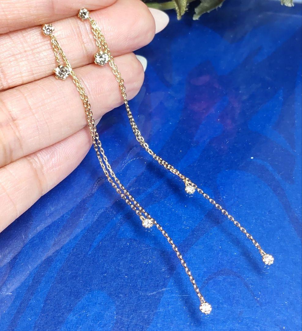 ホワイト系定番人気! 1点もの♡セミオーダー品♡煌めき♡上質ダイヤ♡ロングピアス♡k18 ピアス(両耳用) アクセサリーホワイト系¥19,668-www.dorargroup.com ホワイト系定番人気! 1点もの♡セミオーダー品♡煌めき♡上質ダイヤ♡ロングピアス♡k18 ピアス(両耳用) アクセサリーホワイト系¥19,668-www.dorargroup.com