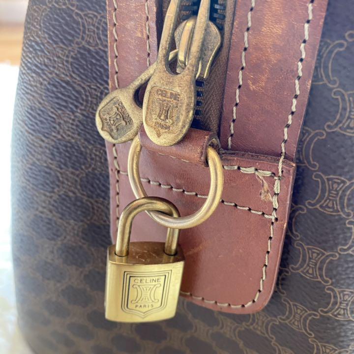 限定SALE人気SALE CELINE ボストン マカダム 南京錠 ヴィンテージ ブラゾン b3heY-m69508746447 セール在庫