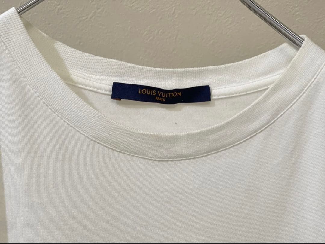 大人気定番商品 Louis Vuitton LV刺繍サークルロゴTシャツ Tシャツ