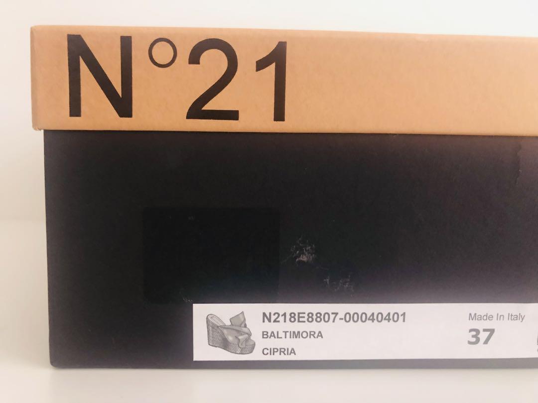 ヌメロ N°21 サンダル ウエッジソール 厚底 美品