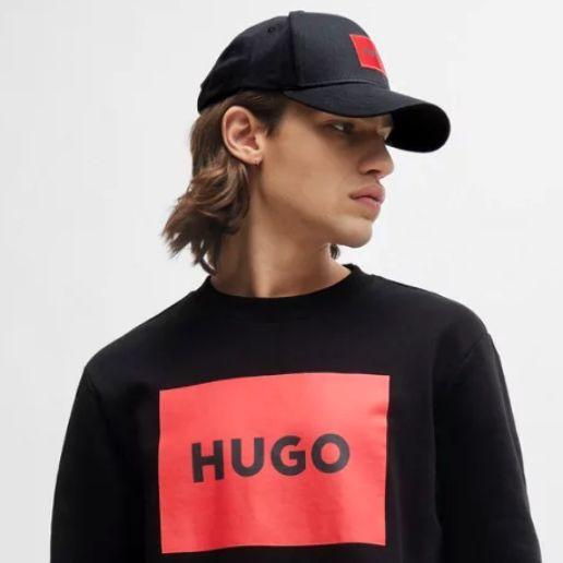 大谷選手着用 HUGO BOSS コットンツイル キャップ レッドロゴラベル ⑫ 大谷選手愛用 HUGO BOSS コットンツイル キャップ レッド