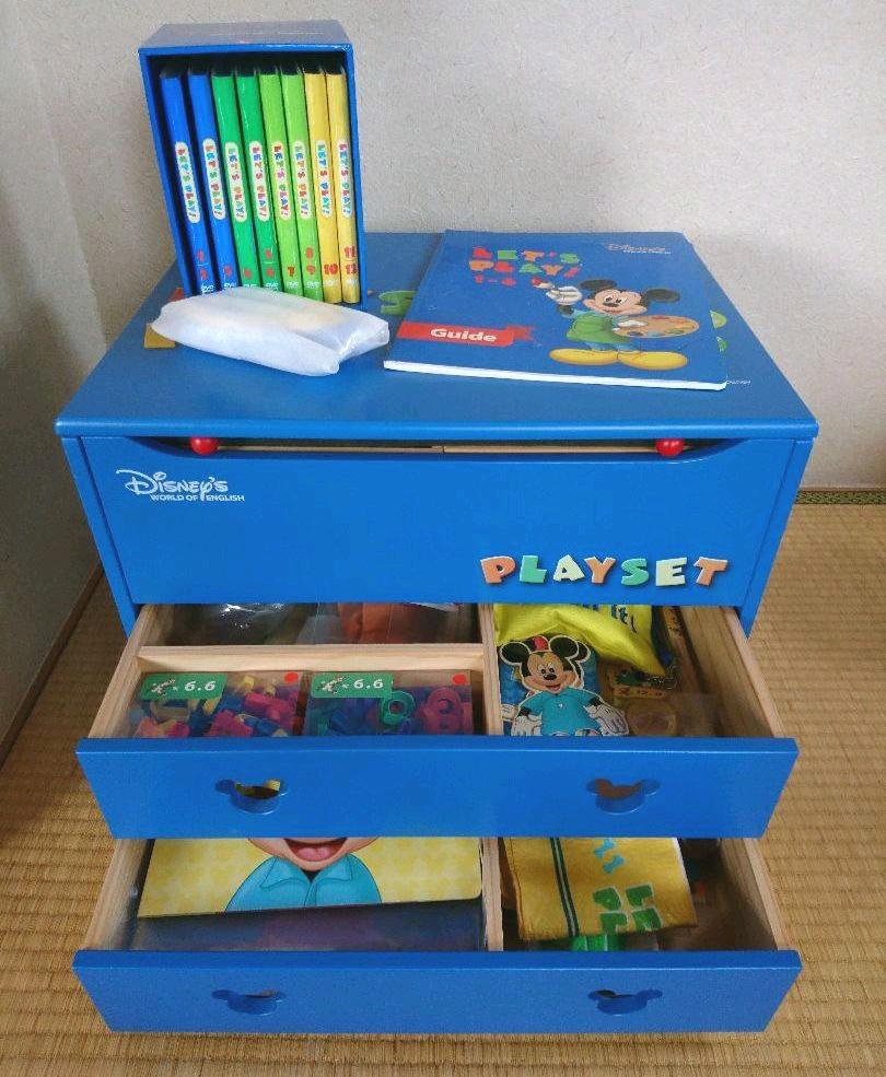 DWE Let’s Play! DVD おもちゃセット DWE Let´s Play DVD&お道具箱セット