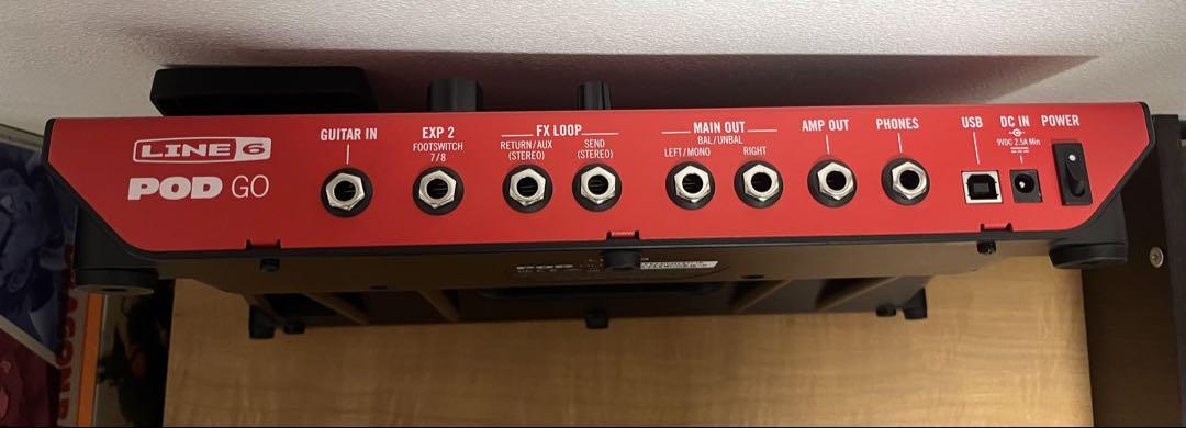 LINE6 POD GO Limited Edition 限定レッドカラー