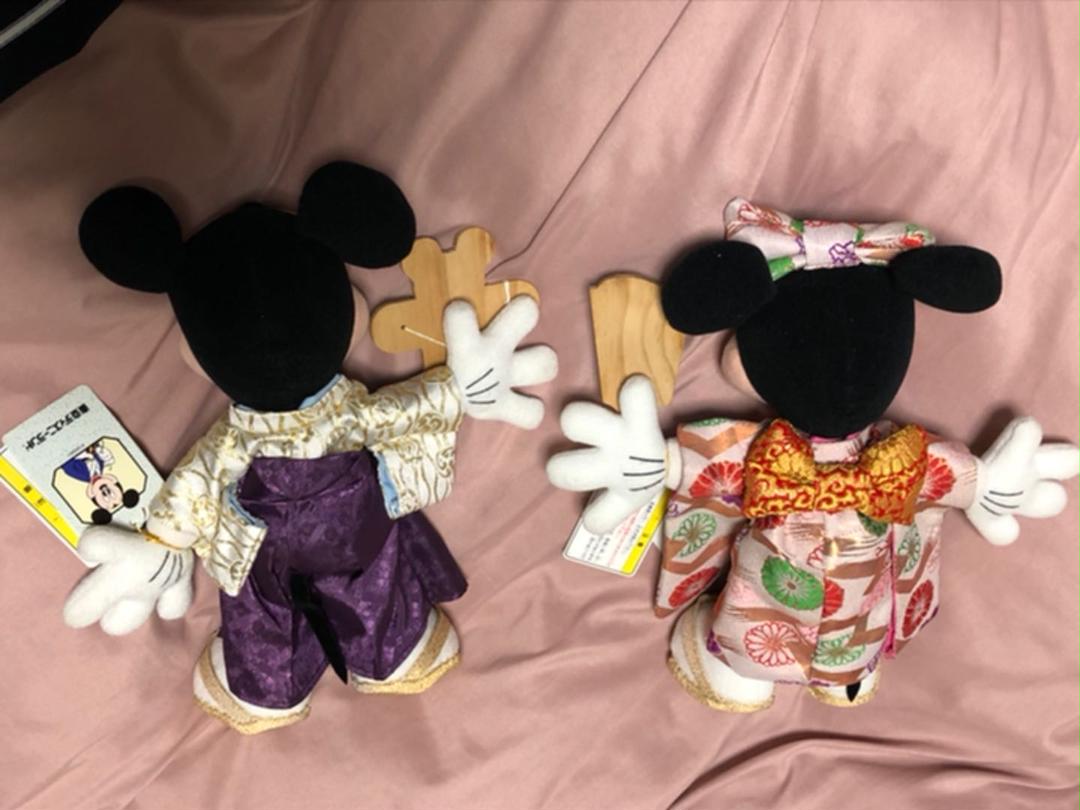 ミッキーミニーの着物姿が可愛いセット ミッキーミニーの着物姿が可愛いセット