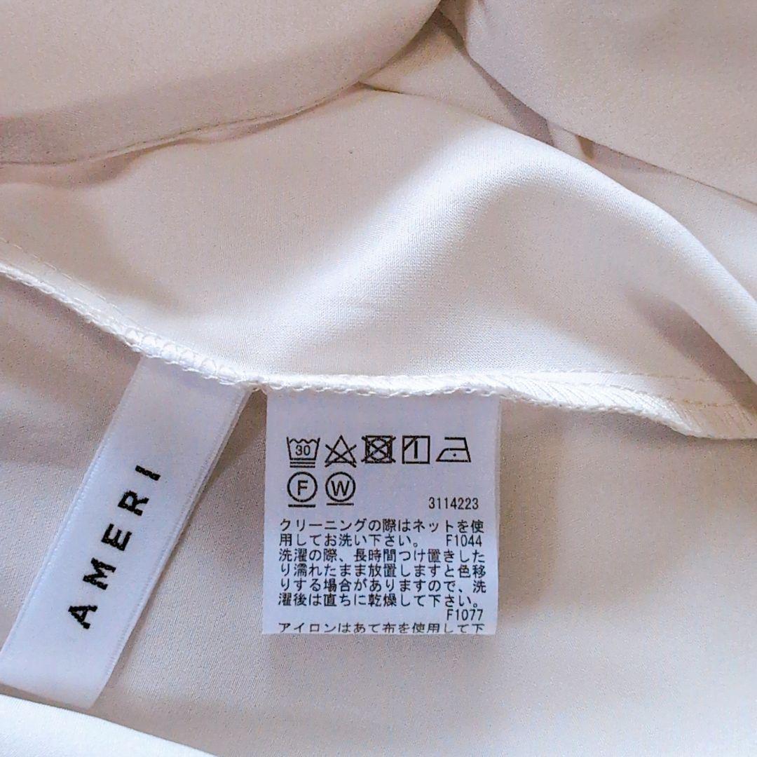 『新品タグ付き』 アメリ AMERI ワンピース＋インナー付　Sサイズ　白