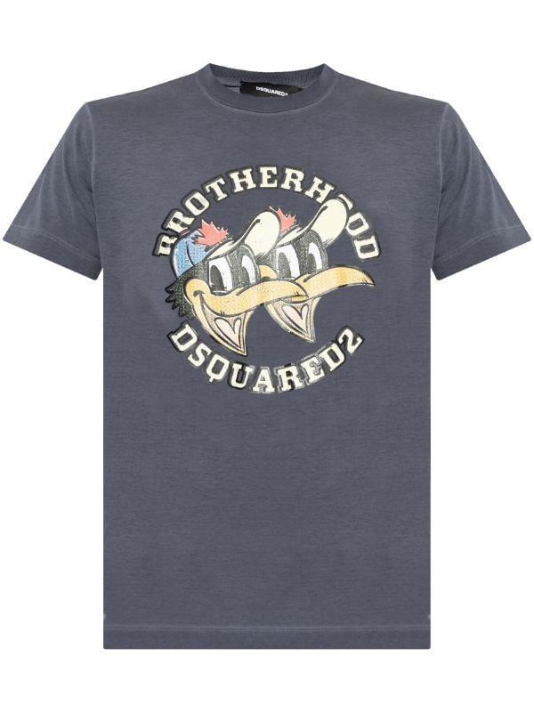 DSQUARED2 ドナルドダック Tシャツ S ネイビー