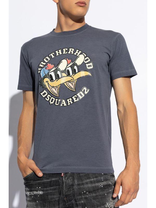 DSQUARED2 ドナルドダック Tシャツ S ネイビー