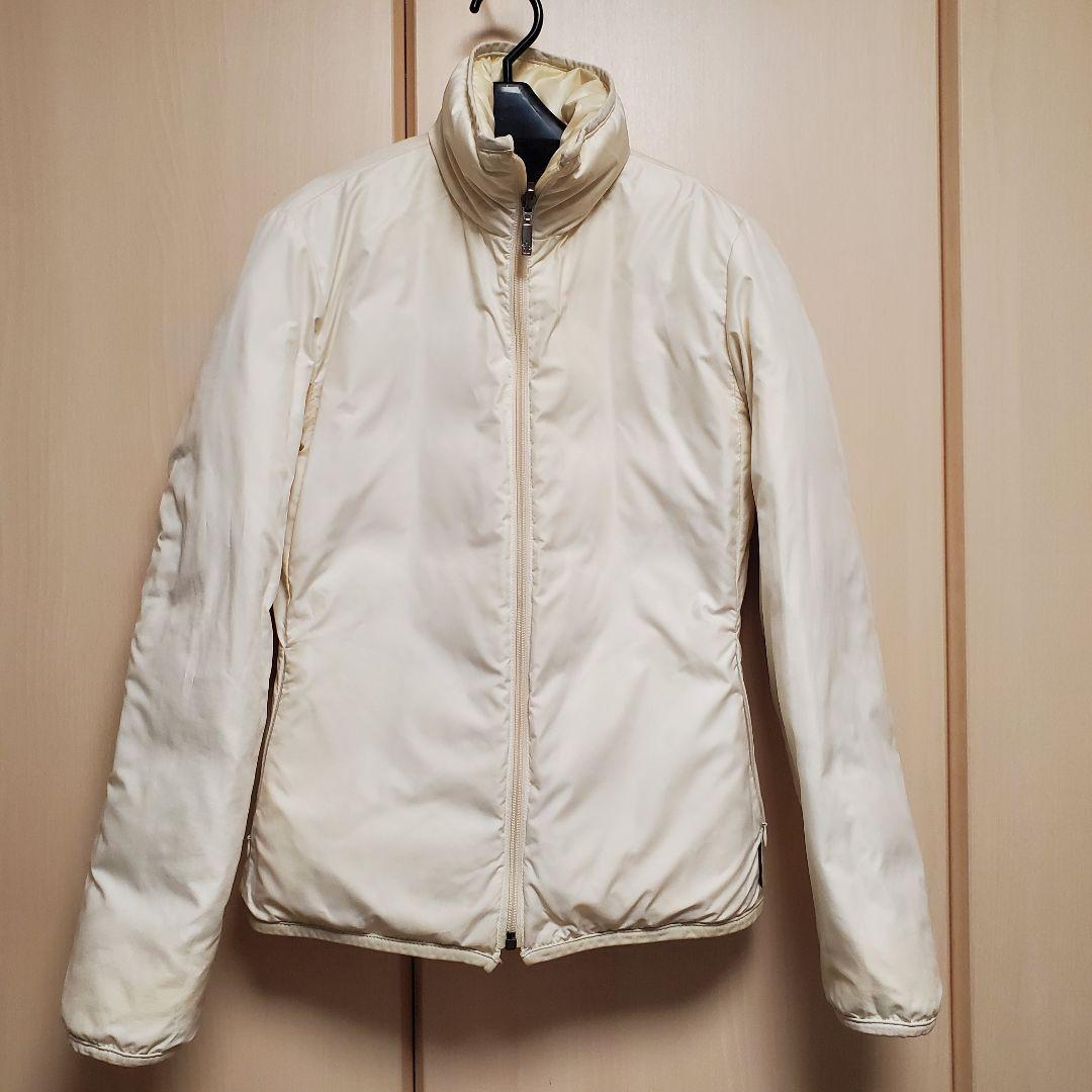 MONCLER　ダウンジャケット クリーム色　リバーシブル　00　S相当
