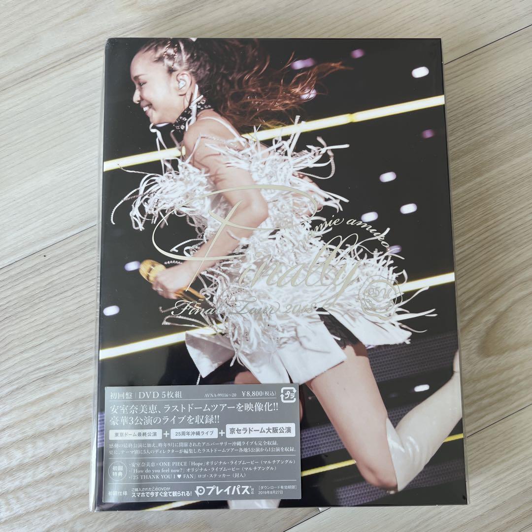 美品 安室奈美恵 初回限定盤 Finally 全5公演 DVD 5枚セット