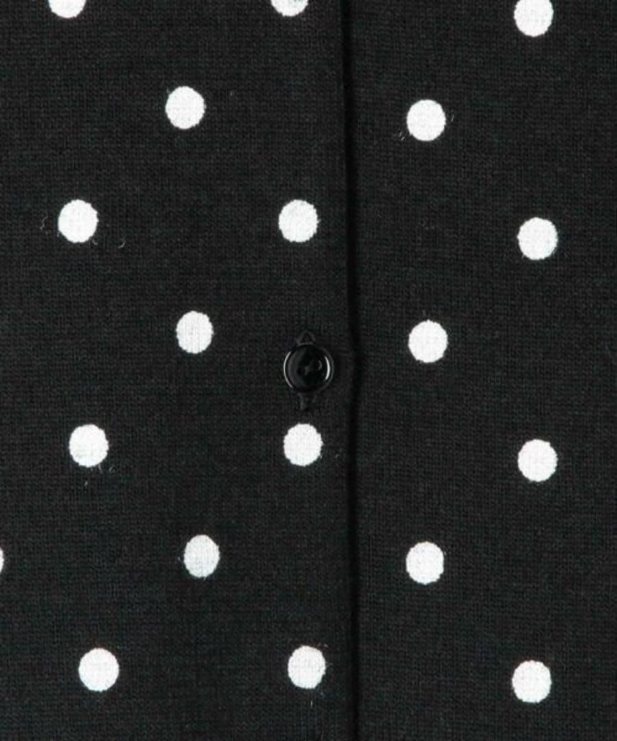 【美品】ballsey ドットプリント クルーネックカーディガン 【美品】ballsey ドットプリント クルーネックカーディガン