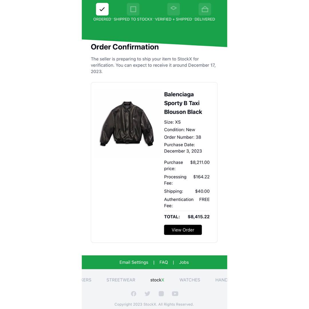 ジャケット・アウター Balenciaga Sporty B Taxi Blouson