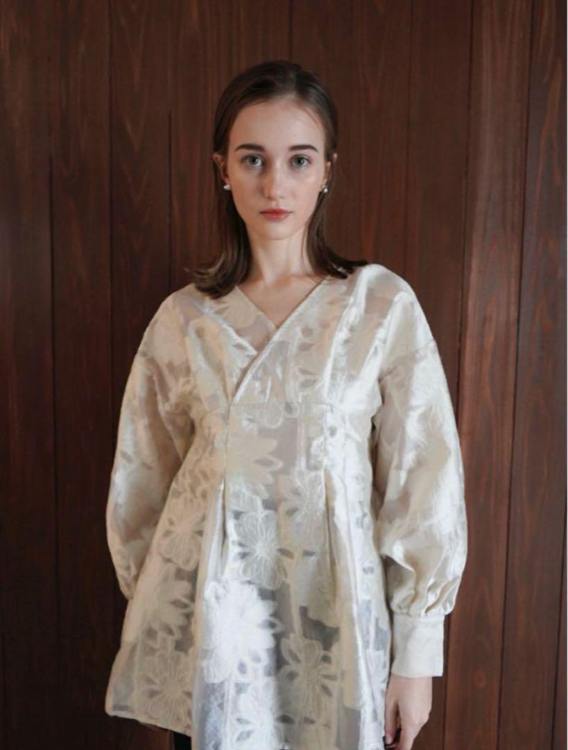 トップス jacquard mini dress